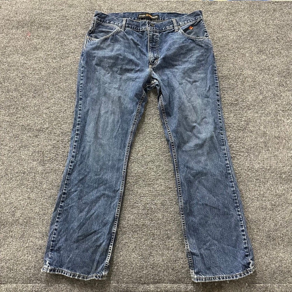 Wrangler Jeans Mens Size 38x32 Blue FR Flame Resistant Workwear Denim HRC2